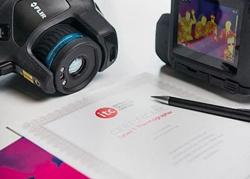 הסמכה מקצועית כסוקר תרמי ITC מבית FLIR לתחום איתור נזילות מים
